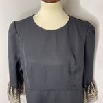 Tuckernuck New Plus‎  Pomander Place Lilith Black Gold Lace Ruffle Midi Dress XXL Photo 7