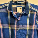 SO  Multicolor Plaid Casual Shirt Photo 1