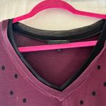 Lane Bryant  pullover  Sweater Purple with black polka dits Dots sz 22/24 Photo 4
