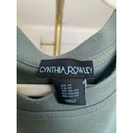 Cynthia Rowley  Blouse Sage Cottagecore Puff Shoulder Modal 1X Romantic Feminine Photo 3