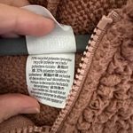 PINK - Victoria's Secret Victoria Secret PINK  brown teddy sherpa jacket half zip hooded large Photo 4