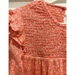 Wrangler Billabong X Top Women's Pink Long Sleeve Peasant Sleeve Size Large Photo 1