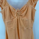 l*space L* Sirena Dress Size Small Mini Ribbed Cantaloupe Beach Resort Vacation Photo 8