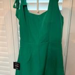 Lulus Green Tie Strap Mini Dress Photo 2