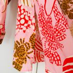 Farm Rio Lobster Print Oversized Button-Front Shirt/Tunic, Size S Photo 9