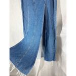 MOTHER Women's Snacks! The Lickity Split Fray Maxi Denim Skirt Size 30 Blue Photo 9
