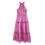 Elliatt Teagan Iridescent Midi-Dress Pink Size XL NWT Mermaidcore Formal Wedding Photo 2