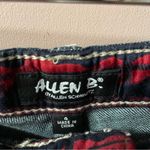 Allen B. by Allen Schwartz Red & Dark Blue Denim Cut Off Shorts Size 4 EUC Photo 2