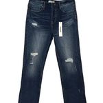 Vigoss NWT  Women’s Frankie Slim Straight Dark Wash Denim Jeans Size 30 Photo 1