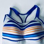 Brooks Dare High Impact Racerback Striped Sports Bra New 32DD Photo 0