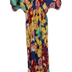 Forever 21  Floral Maxi‎ Dress - Sheer - Tropical - Size Small Photo 0