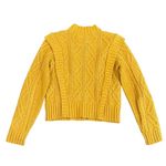 Central Park West  Savannah Cardigan in Yellow, Size S Photo 6