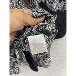 Nectar Clothing  Women's Romper Black Shorts Small Long Sleeve Sheer Surplice Photo 4