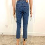 Levi's 724 29 high rise straight crop distressed ripped stretch jeans J1 3056 Photo 10