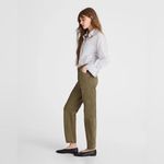 Madewell The Darted Barrel-Leg Utility Pant in Safari Khaki Green Size 31 Photo 2