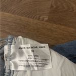 Ella Moss Junior High Waist Raw Hem Distressed Denim Mini Skirt Size 26 - EUC Photo 6