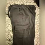 Shinestar  Black Trend Joggers Cargo Pockets Medium High Rise Waisted Photo 4