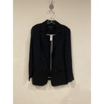 Talbots  Blazer Womens 4 Black Double Breasted Jacket Classic Career Workwear Photo 1