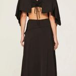 3.1 Phillip Lim Black Satin Cutout Keyhole Gala Formal Maxi Dress Size 2 Photo 1