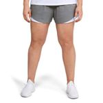 Under Armour Women's Play Up Athletic Shorts in Gray and White NWT 3X Photo 7