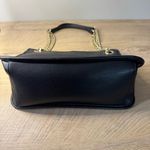 Karl Lagerfeld Purse PARIS Black Quilted Gold Chain Shoulder Bag Tote Satchel Photo 3