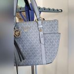 Michael Kors Women's Sullivan Small Top-Zip Tote Bag - Pale Blue Photo 2