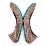 Tieks Lovestruck Flats Gold Copper Bronze Super Sparkle Crackle Shoes Size 8 Photo 4