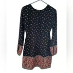 Abercrombie & Fitch Boho Paisley & Floral Long Sleeve Shift Dress Size Small Photo 5