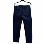 J. McLaughlin Navy Blue Corduroy Straight Leg MidRise Pants Sz 6 Photo 3