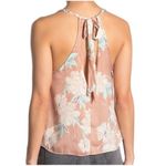 Free People Line Up Halter Cami Top Womens Floral Crisscross Front Sz S Photo 2