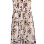 Candalite Lavender Pink Fairy Dress Sheer Floral Sweetheart Womens Medium Spring Photo 0