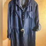 Orvis Blue Jean Jacket with Rolled Sleeves and Waist Tie Photo 0