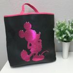 Lounge Fly Disney Parks Mickey Mouse Pink Reversible Sequin Tote - NEW! Photo 0