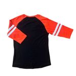 Genuine Merchandise MLB Baltimore Orioles Women's 3/4 Sleeve Raglan T-Shirt in Black/Orange, Large Photo 3