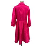 Rickie Freeman for Teri Jon Taffeta Shirt Dress w/ Eyelet Skirt Hot Pink Size 12 Photo 11