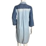 Cloth & Stone Dress Women Small Blue Chambray Denim Shirt Dress Casual Versatile Photo 2