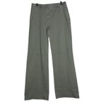 J.Crew Favorite Fit Mid Rise Wide Flare Leg Full Length Pants 6 Tall Olive Green Photo 12