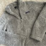 Patagonia Los Gatos Salt Grey 1/4 Zip Fleece Pullover Photo 4
