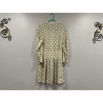Sandro  Paris Magy Floral Jacquard Shirt Dress Long Sleeve EU 42 XL Photo 3