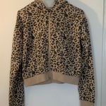 Playboy Cropped Cheetah Zip Up Photo 0