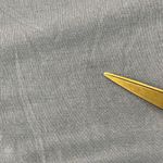 Barefoot Dreams  Luxe Milk Jersey Piped Pajama Top Women's Size Large Gray Modal Photo 5