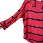 Splendid  Crew Neck Oversized Striped Sweater Size Medium Photo 7