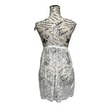 Avidlove  Sexy Lingerie Lace BabyDoll Chemise V-Neck Size M Ivory Strappy Front Photo 4