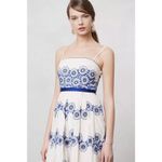 Anthropologie  Moulinette Soeurs Forget Me Not Midi Dress Size 2 Floral Vintage Photo 8