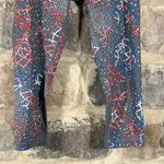 Zella Leggings Woman's Small Gray Capri Cropped Geometric Design High Rise Photo 3