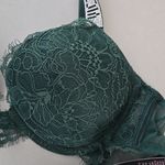 Victoria's Secret 💥Sale! Victoria’s Secret 32C Dark Green Push Up Bra With Rhinestones Photo 1