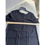 Vince Camuto Women's Black Dressy Tunic Sz M Sheer Top Blouse Career Office Photo 5