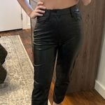 Abercrombie & Fitch Ankle Straight vegan Leather Pants Photo 5