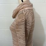New York & Co. Cowl Neck Metallic Gold Pink Sweater Photo 2