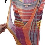 Anthropologie Dress Cecilia Prado Multicolor Knit Rainbow Stripe Small Photo 3